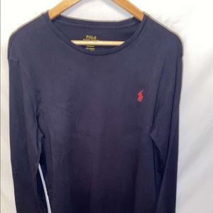 Navy blue long sleeve Ralph Lauren‘s shirt